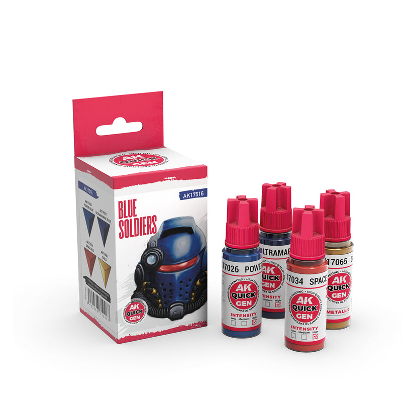 AK Interactive Quick Gen Set - Blue Soldiers