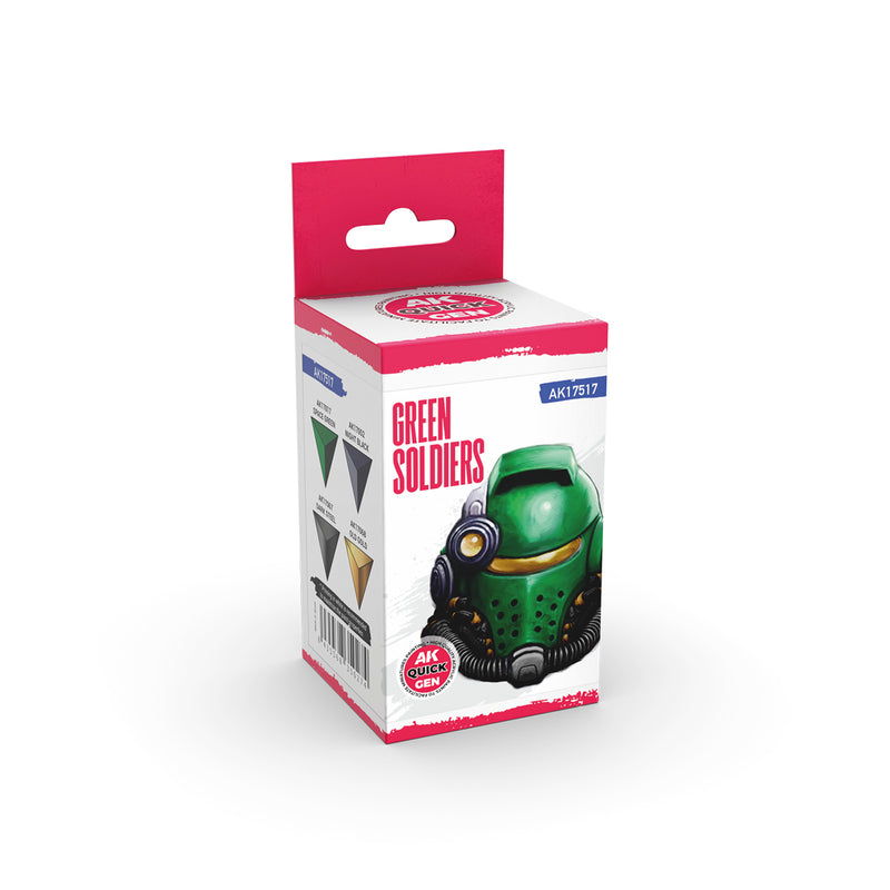 AK Interactive Quick Gen Set - Green Soldiers