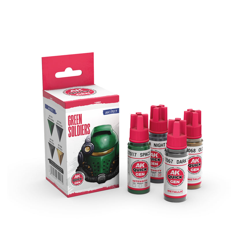 AK Interactive Quick Gen Set - Green Soldiers