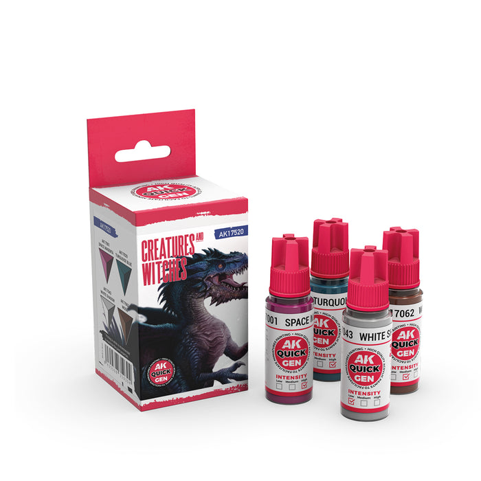 AK Interactive Quick Gen Set - Creatures And Witches
