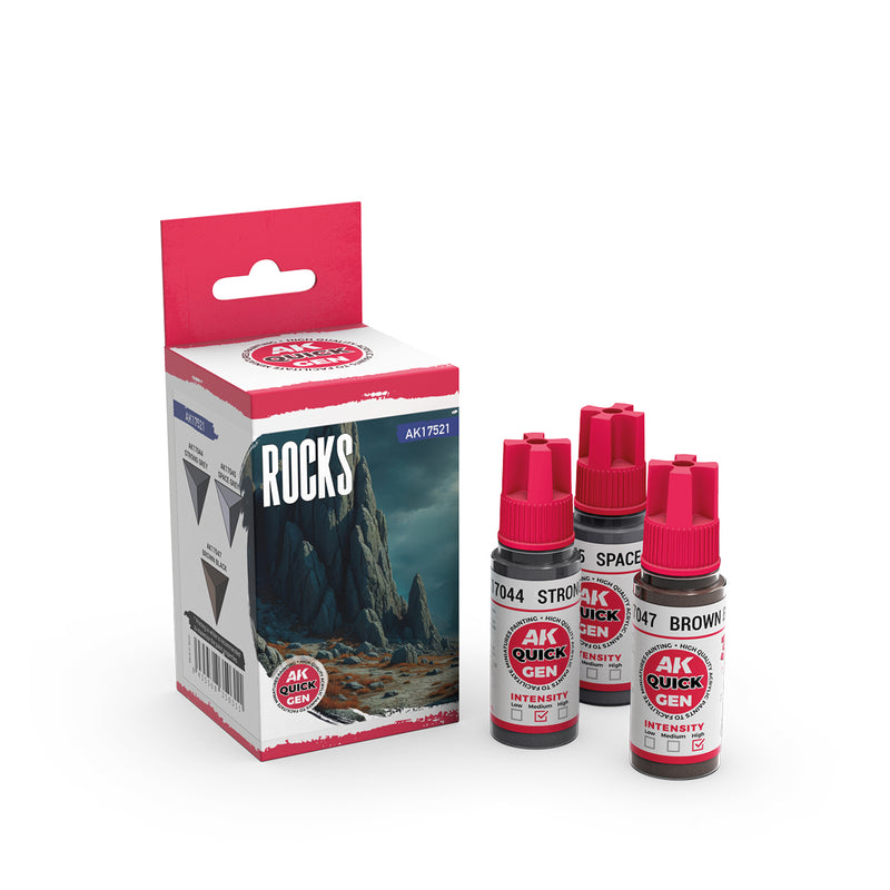 AK Interactive Quick Gen Set - Rocks