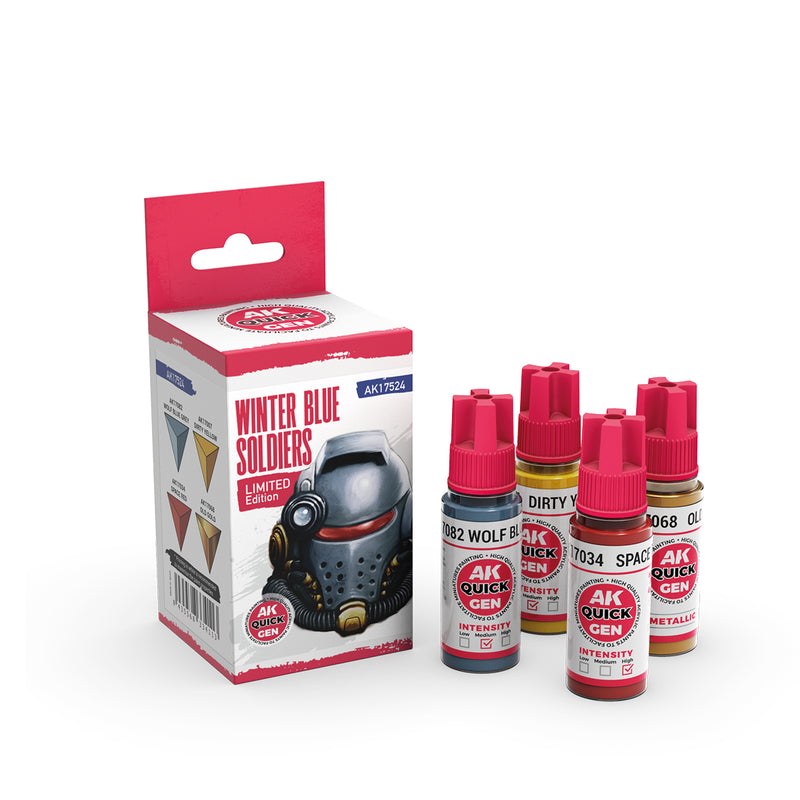 AK Interactive Quick Gen Set - Winter Blue Soldiers (Limited Edition)