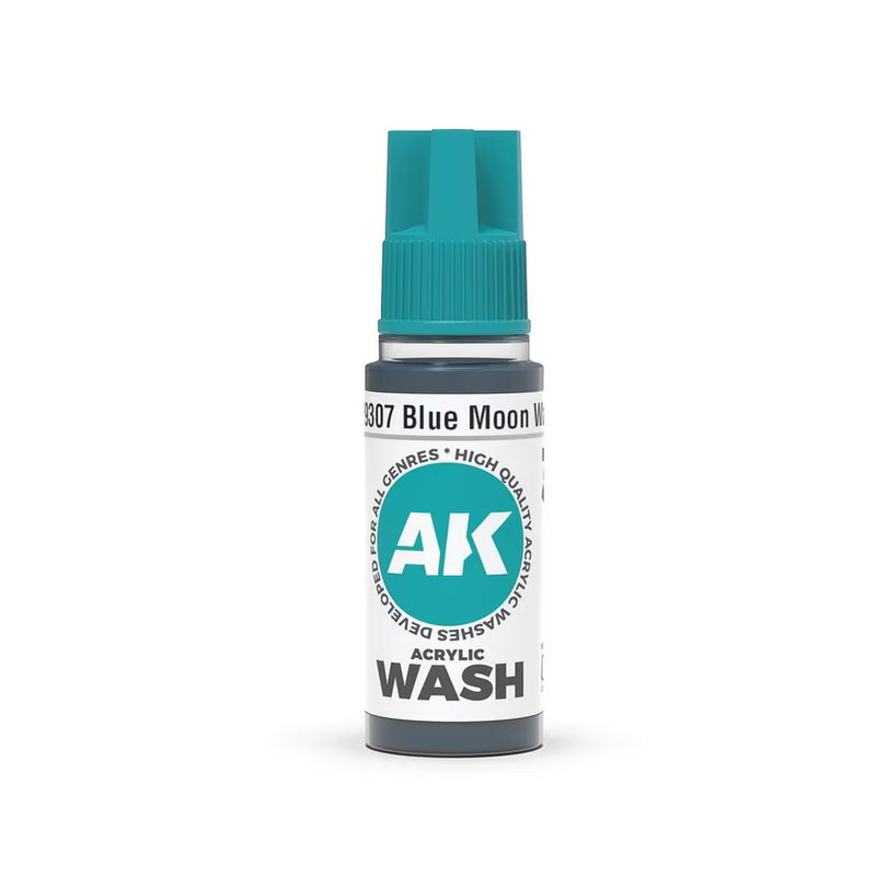AK Interactive Acrylic Wash - Blue Moon - 18ml