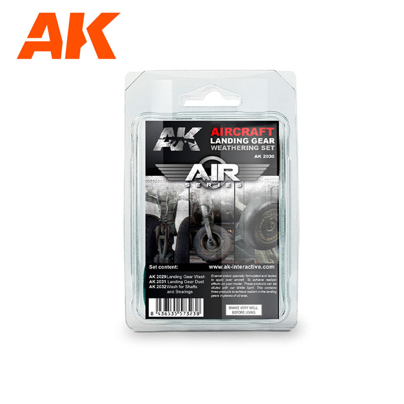 AK Interactive - Aircraft Landing Gear Weathering Set (Air Series)