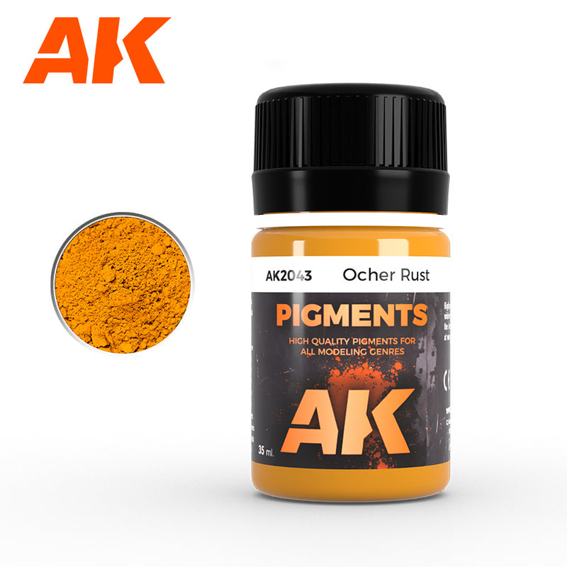 AK Interactive: OCHER RUST PIGMENT 35ML