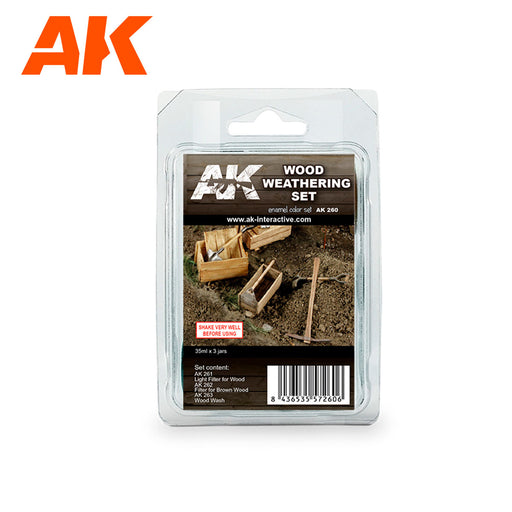 AK Interactive - Wood Weathering Set