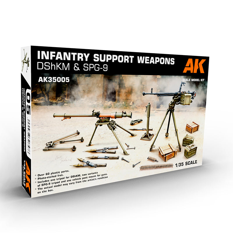 Infantry Support Weapon DShKM & SPG-9 1:35