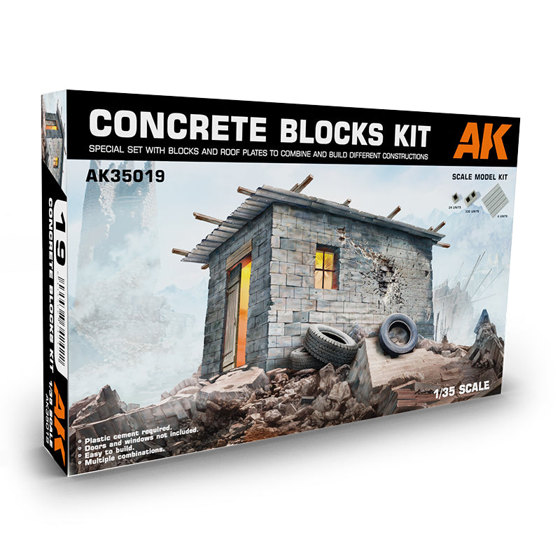Concrete Blocks Kit 1:35