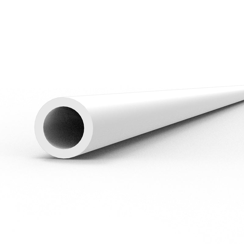 Styrene Tube Hollow 2mm Diameter x 350mm - (6 Units)