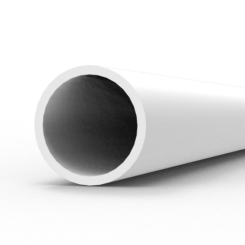 Styrene Tube Hollow 4mm Diameter x 350mm - (4 Units)