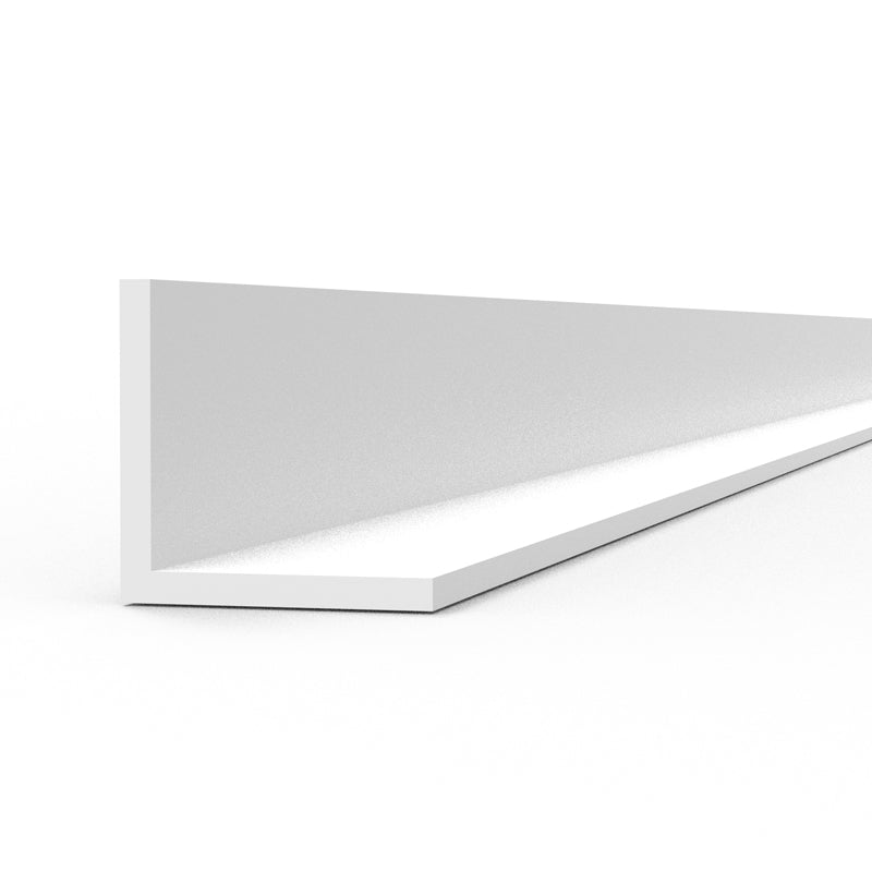 Styrene Strip Angle 2.5 x 2.5 x 350mm - (8 Units)