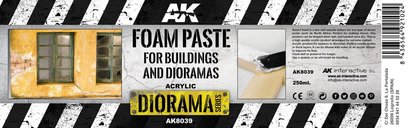 AK Foam Texturizer & Sealer - For Buildings And Dioramas 250ml