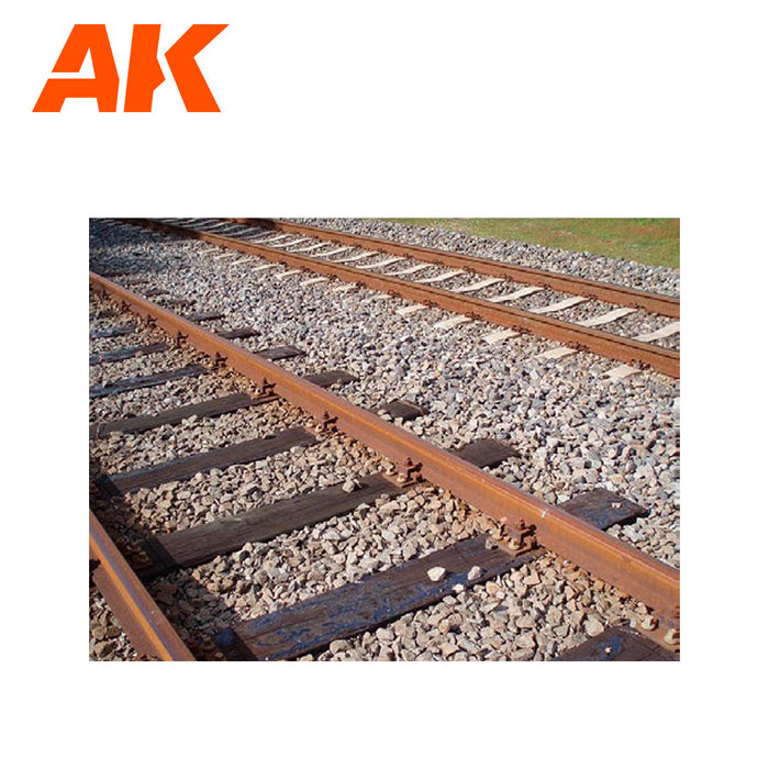 AK Interactive - Small Railroad Ballast - 100ml