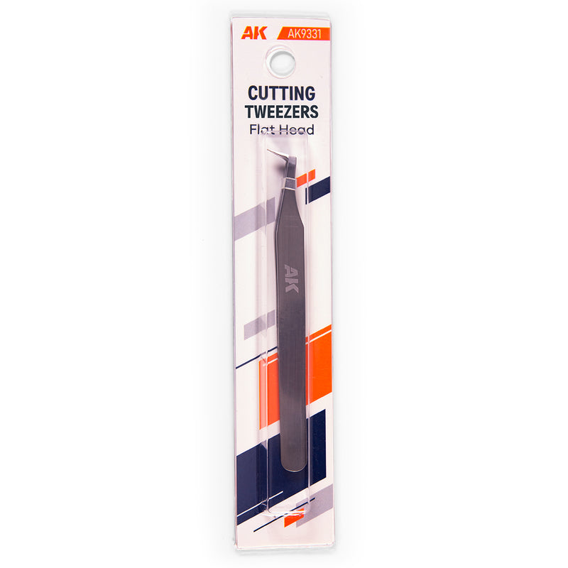 AK Interactive Cutting Tweezers Flat Head