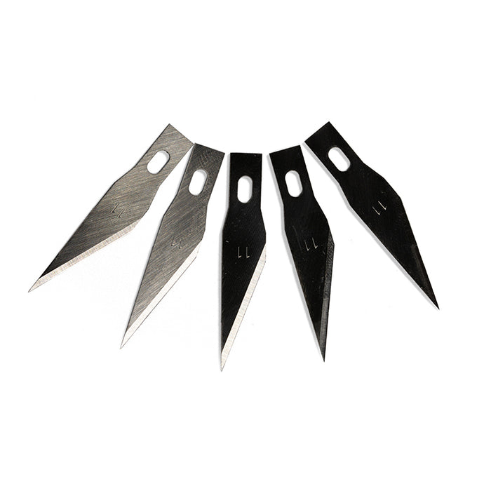 AK Hobby Knife Standard Diagonal Blade 5pk