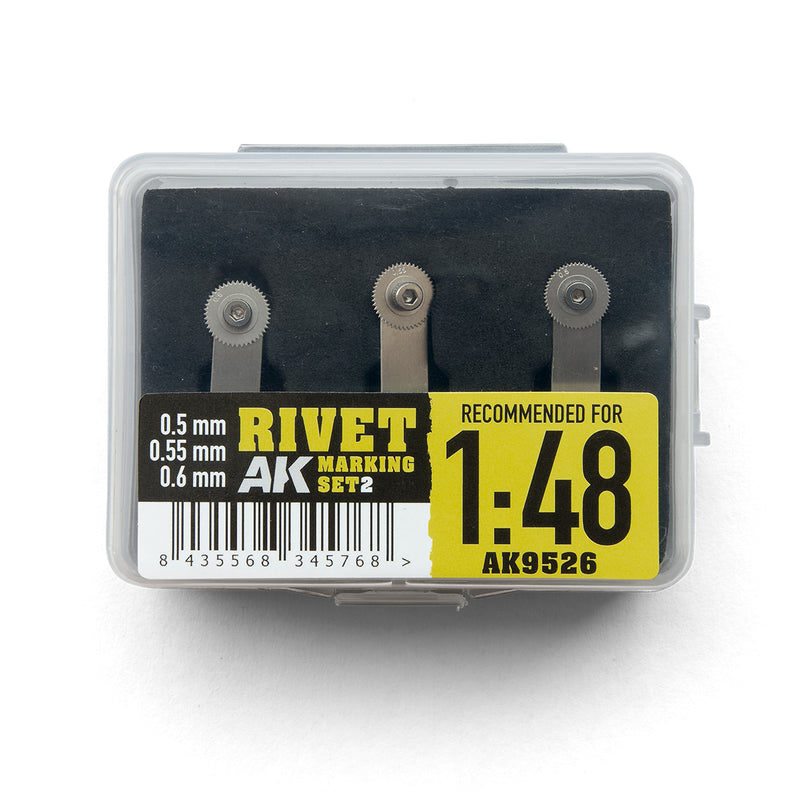 Rivet Marking Set 2 - Recommended for 1:48 Scale