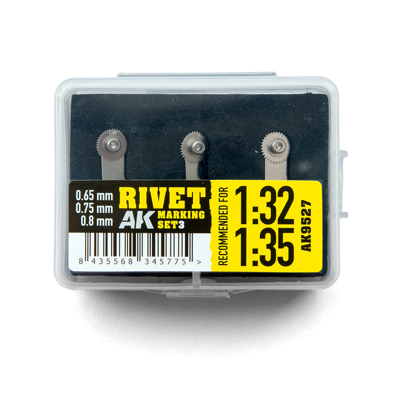 Rivet Marking Set 3 - Recommended for 1:32/1:35 Scale