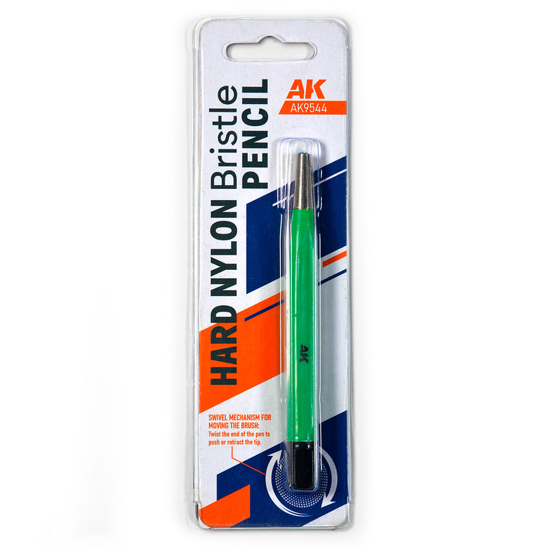 AK Interactive Hard Nylon Bristle Pencil