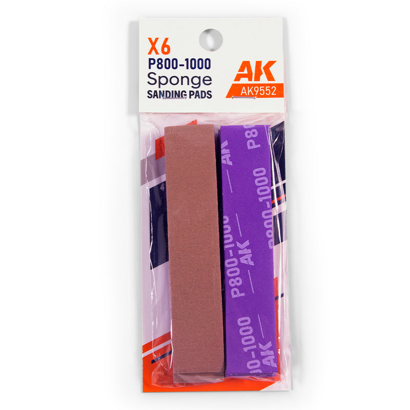 Sponge Sanding Pads P800-1000 Grit