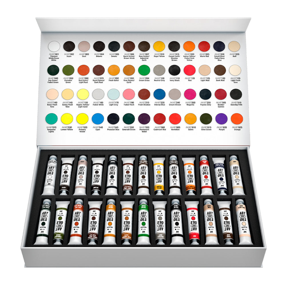 ABT 502 Oils - 52 Colours Range
