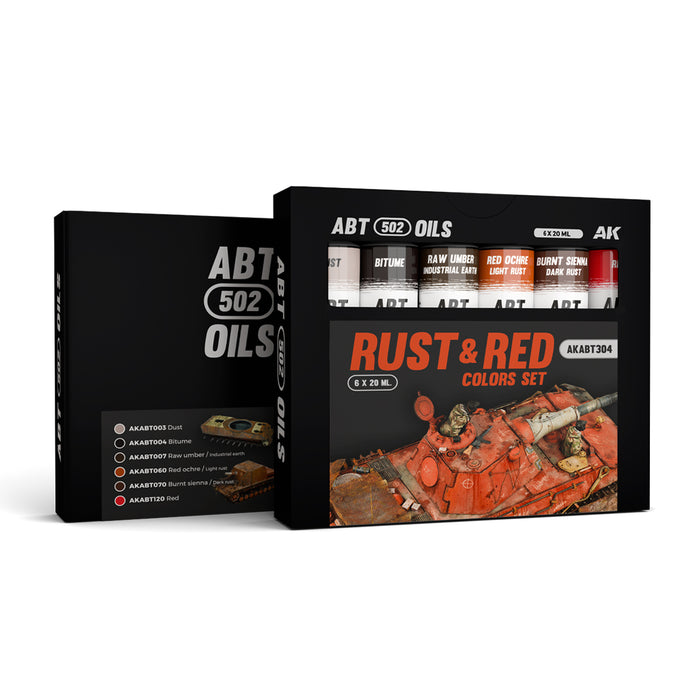 ABT 502 - Rust and Red Colours Set