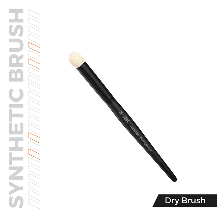 AK Interactive Synthetic Drybrush - Medium