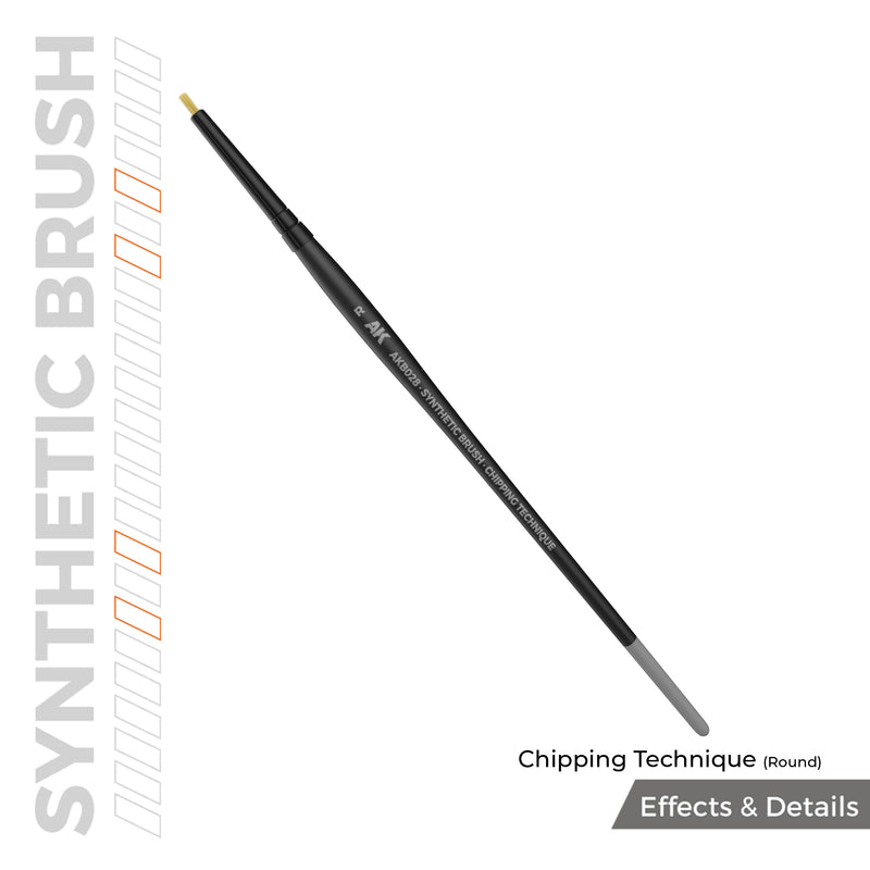 AK Interactive Chipping Brush (Round)