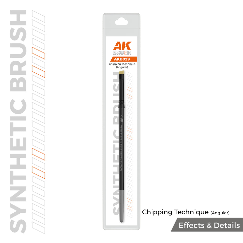 AK Interactive Chipping Brush (Anglular)