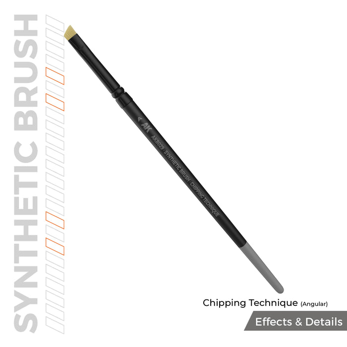 AK Interactive Chipping Brush (Anglular)