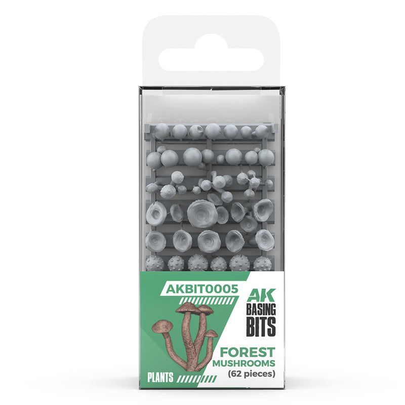 AK Interactive Basing Bits - Forest Mushrooms