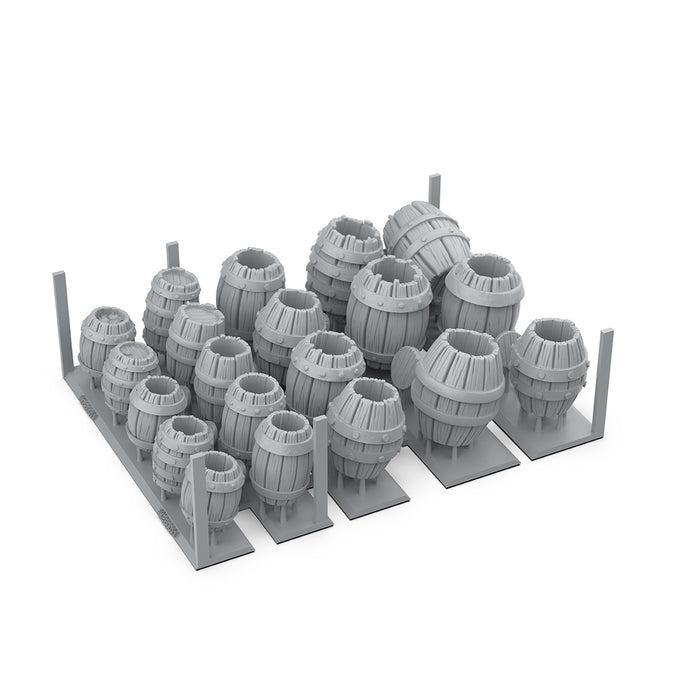 AK Interactive Basing Bits - Wood Barrels