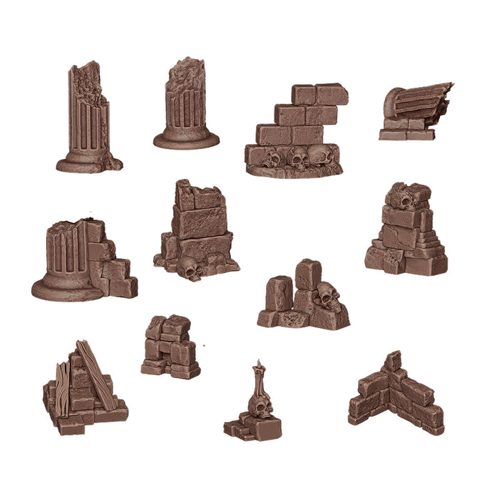 AK Interactive Basing Bits - Village Ruins
