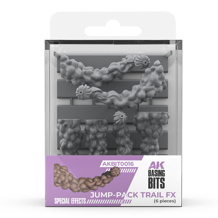 AK Interactive Basing Bits - Jump-Pack Trail FX