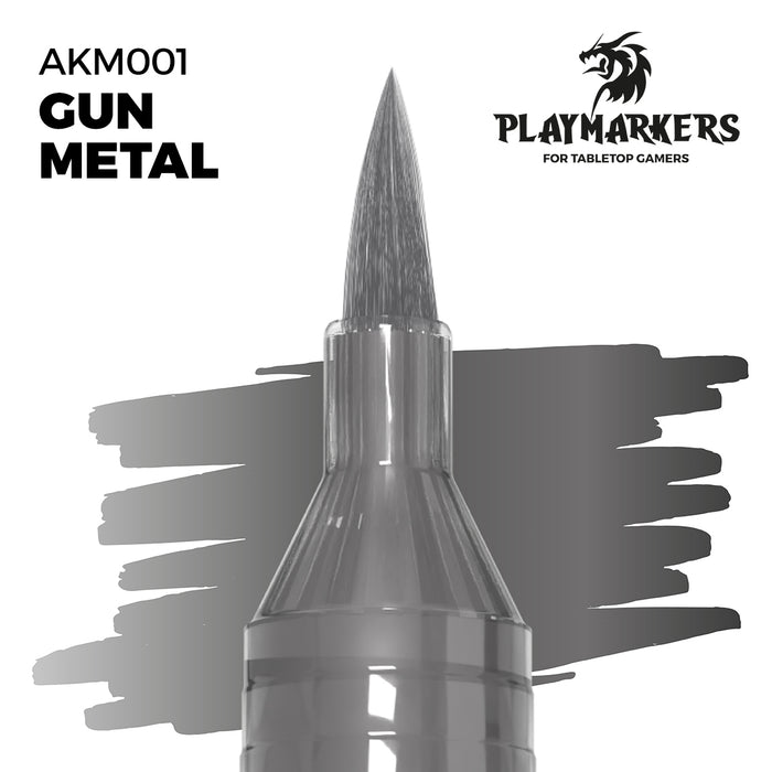 AK Interactive Playmarkers - Gun Metal