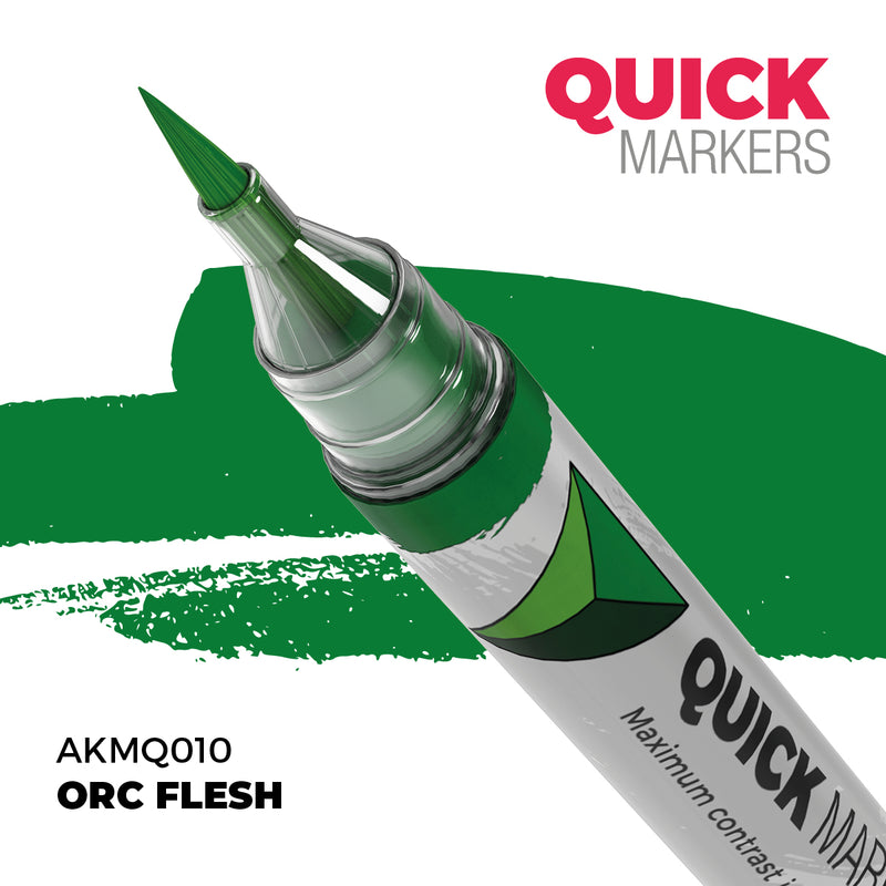 AK Interactive Quick Markers Set - Orcs