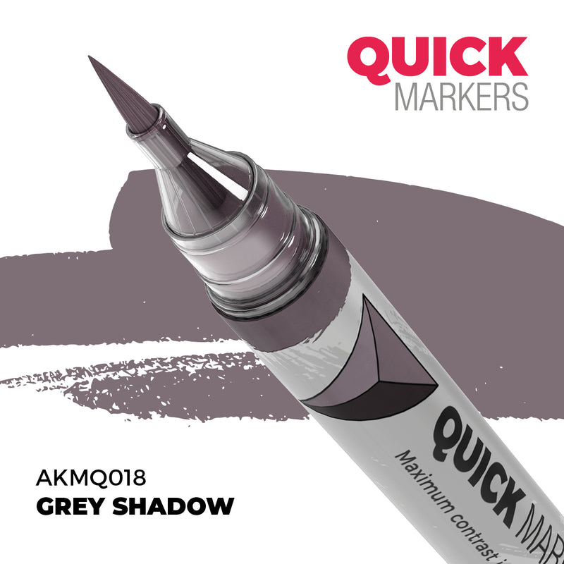 AK Interactive Quick Markers - Grey Shadow