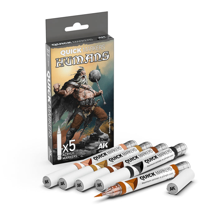 AK Interactive Quick Markers Set - Humans