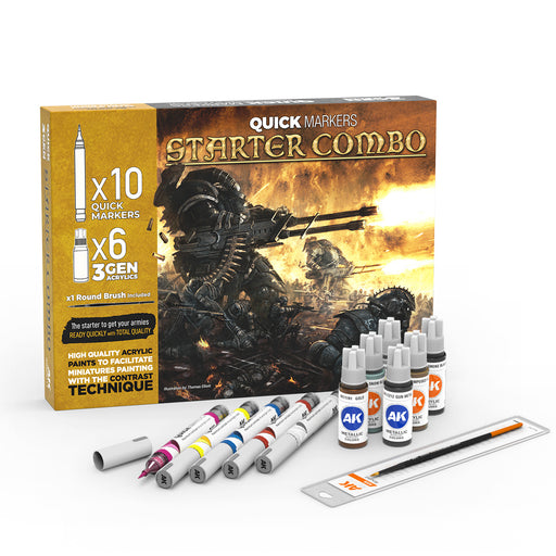 AK Interactive Starter Combo - Quick Markers and 3Gen Set