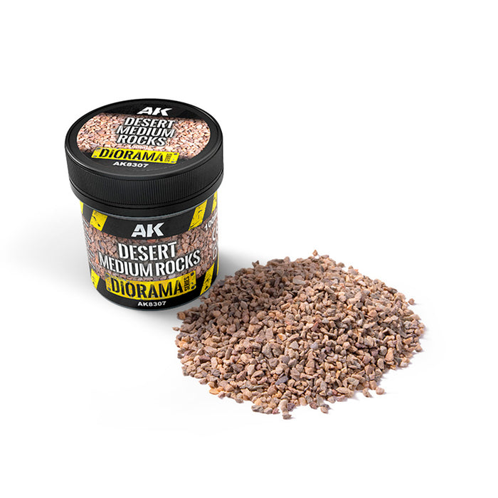AK Interactive - Desert Medium Rocks - 100ml