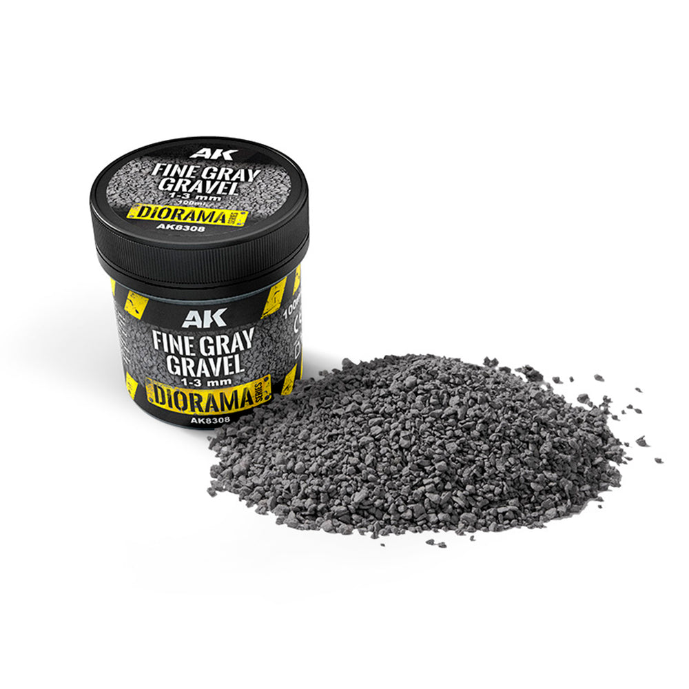 AK Interactive - Fine Gray Gravel - 100ml