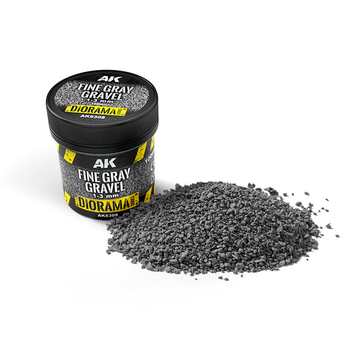AK Interactive - Fine Gray Gravel - 100ml