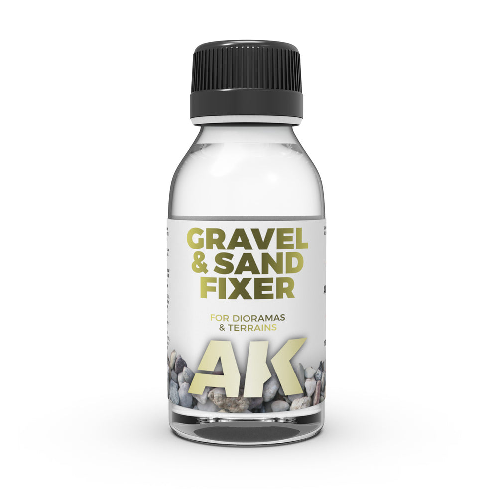 AK Interactive - Gravel and Sand Fixer - 100ml