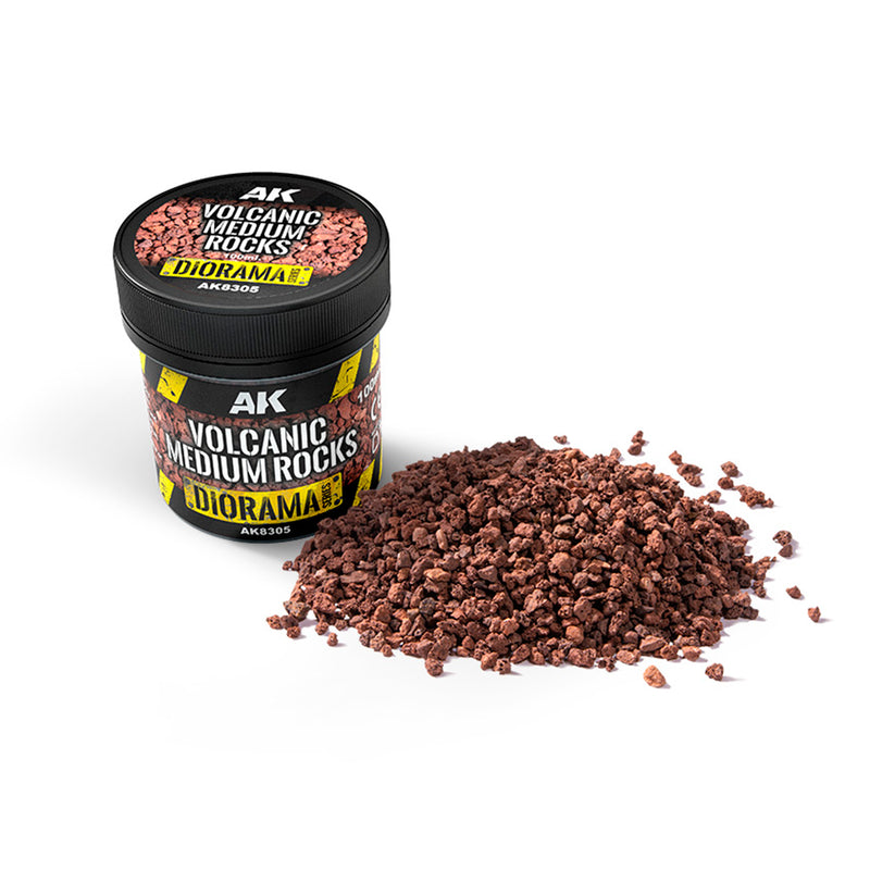 AK Interactive - Volcanic Medium Rocks - 100ml