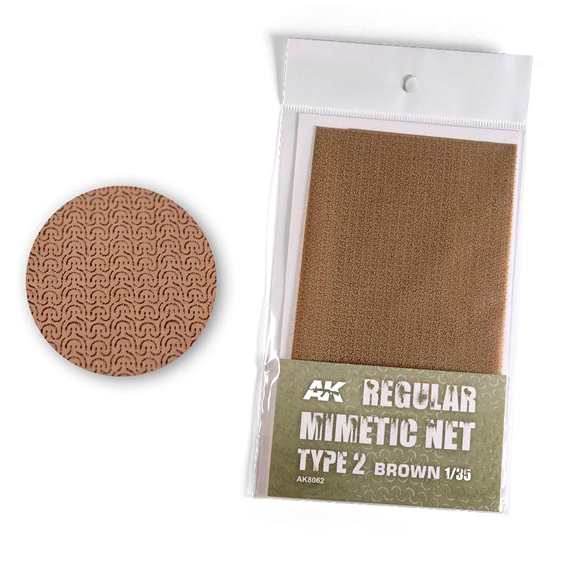 AK Interactive Camouflage Net - Brown Type 2
