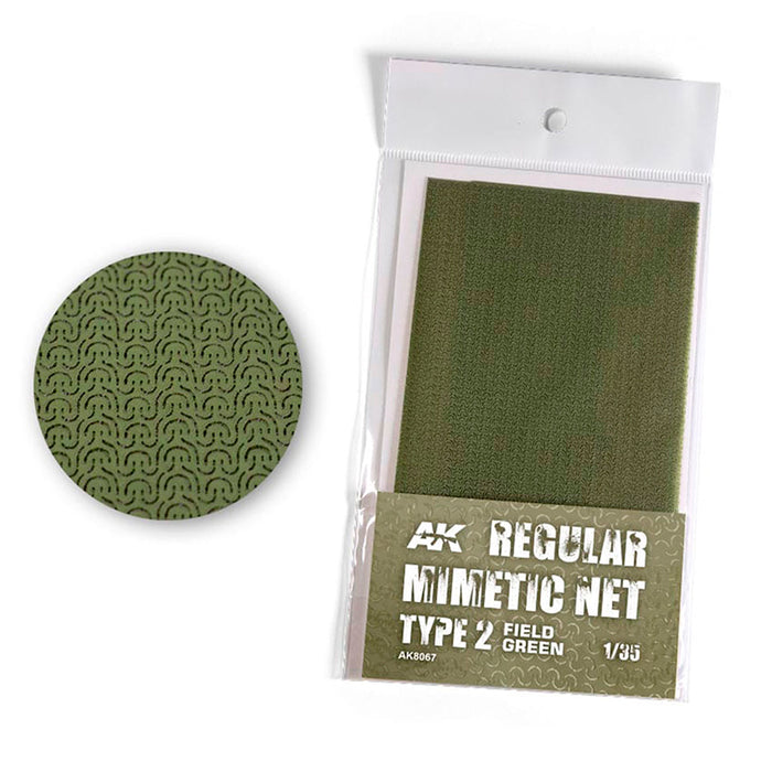 AK Interactive Camouflage Net - Field Green Type 2