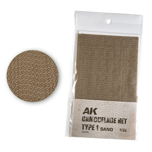 AK Interactive Camouflage Net - Sand Type 1