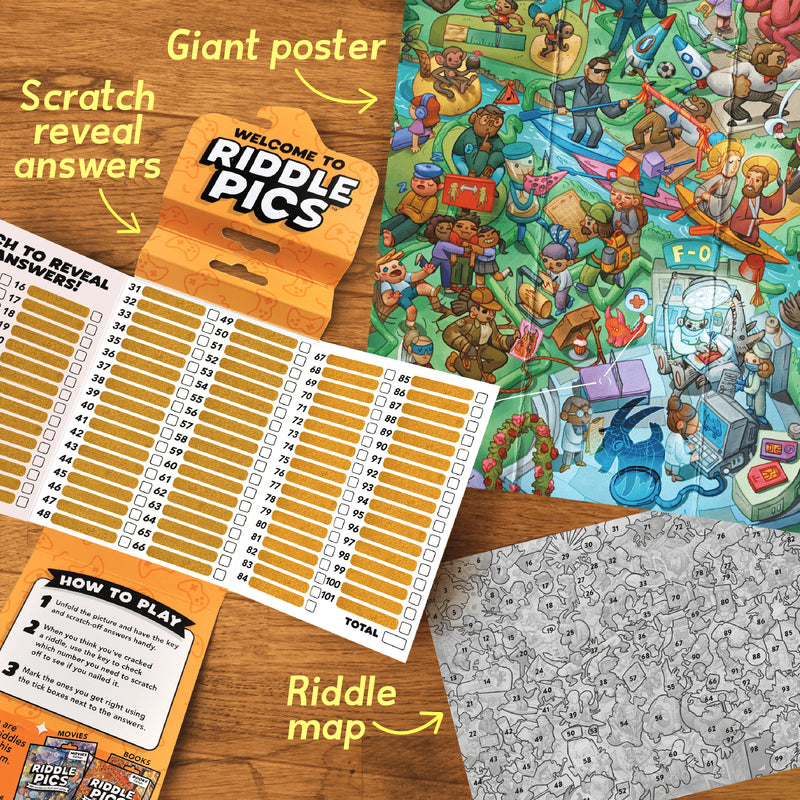Riddle Pics - Video Game Valley (Video Game Edition)