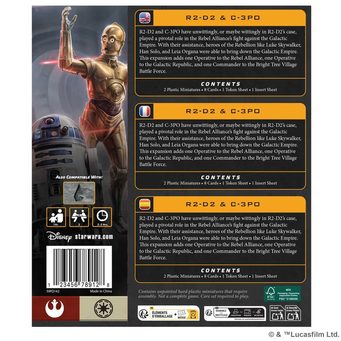 Star Wars: Legion - R2-D2 & C-3P0 Operative Expansion