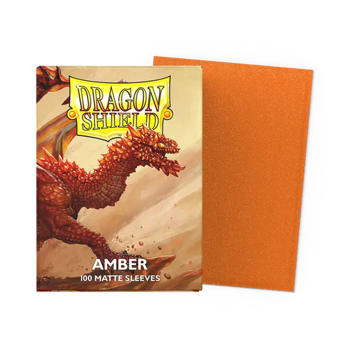 Dragon Shield - Matte Sleeves - Standard Size - Amber