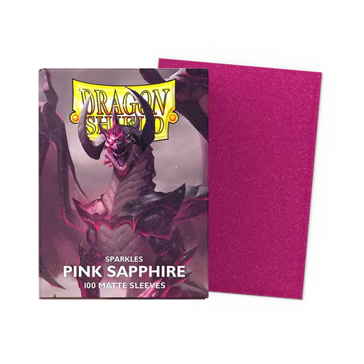 Dragon Shield Sleeves - Matte Standard Size - Pink Sapphire (100 Sleeves)